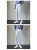 Men's Korean Style Slim Casual Nine-Point Trousers - Light Mature, High-Grade, Summer Drape, All-Match, Small Suit Design
