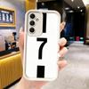 Phone Case for Samsung Galaxy S26 S25 Ultra S24 FE FootBall Number 7 10 19 Shell S23 Plus S22 + S21 S20 5G Soft Silicone Funda