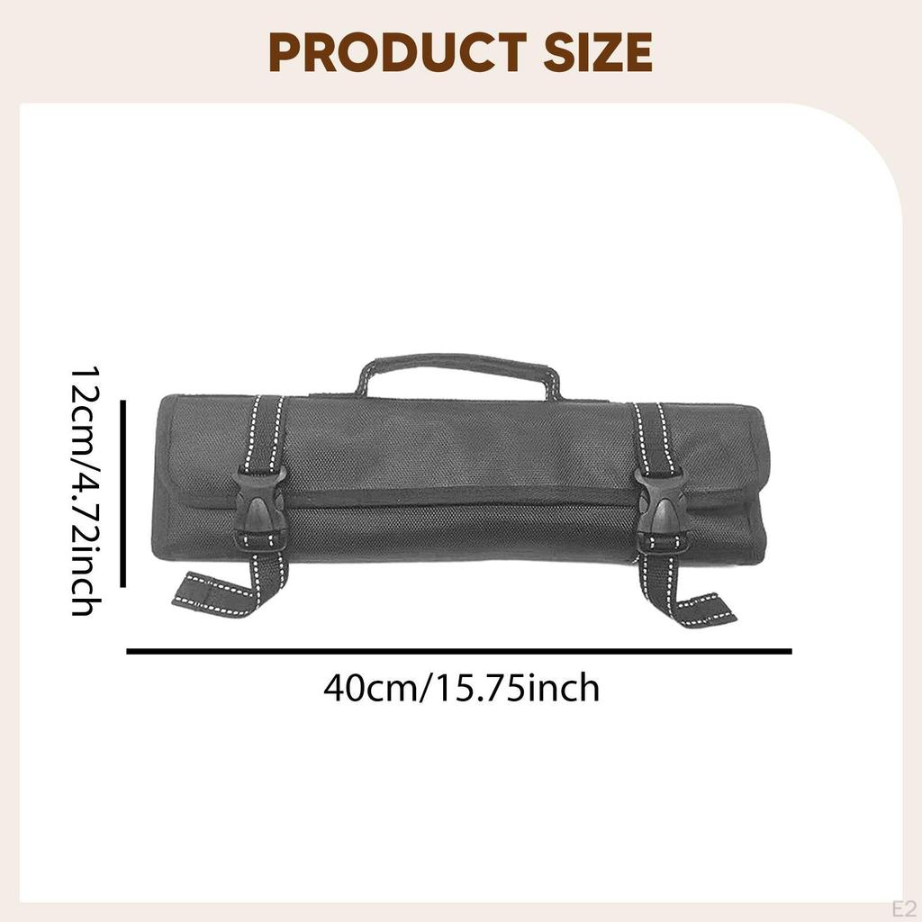 Chef Knives Storage Bag Holder Protector Portable Versatile Canvas Nylon Cooking Tools
