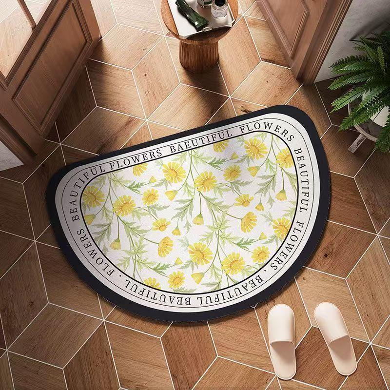 Bathroom absorbent diatom mud toilet  doormat toilet toilet floor mat toilet carpet