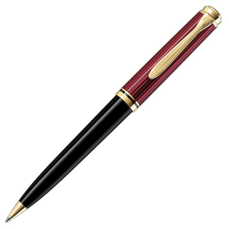 

Pelikan pelican ballpoint pen oily Souveraine red stripe K800 Officially imported product