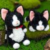 Cute Lying Posture Sitting Posture Devon Rex Cat Plush Toy Pendant For Desk Display And Collectors Item