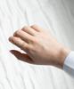 Alleun Silver 925 Cubic Heart Silver Ring Friendship