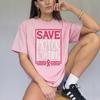 Save Motor Boating Funny Breast Cancer Pink Ribbon T Shirt Support Survivor Tee For Unisex Cotton Gift Humor Awareness Warrior