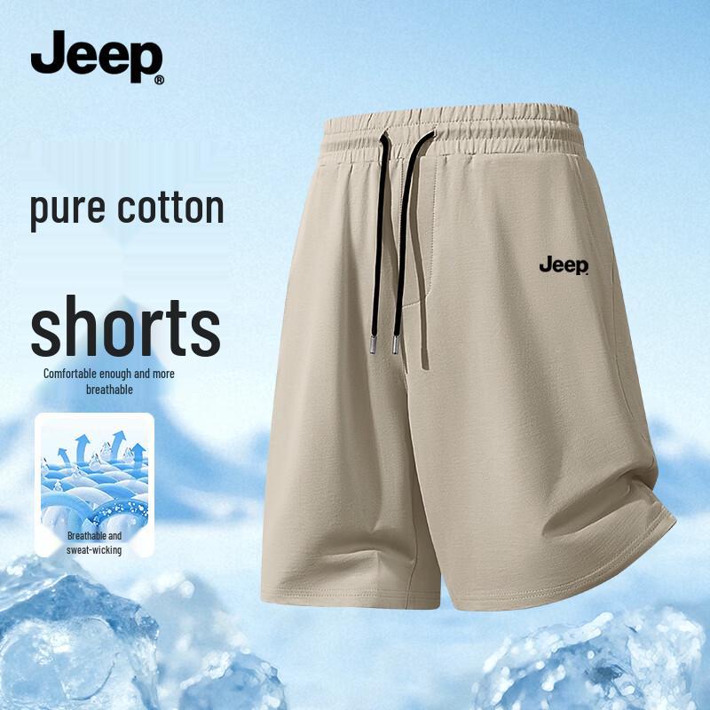 JEEP Men s Cotton Casual Five-Point Shorts XL