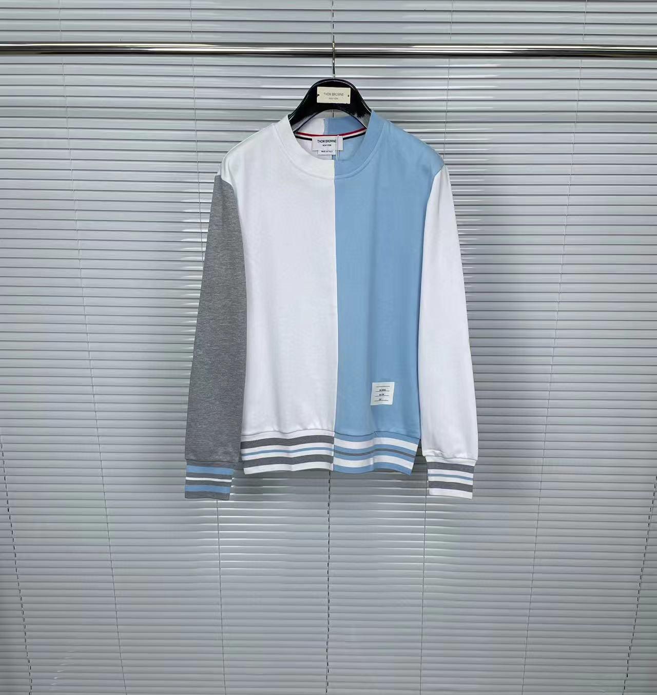 

Унисекс-толстовка с круглым вырезом в стиле «Осень/Зима» с цветными блоками: Повседневный, удобный, универсальный топ XL