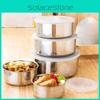Elegant Stainless Steel Crisper Set Multifunctional Household Food Container 5pcs