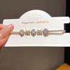 Star Shape Zircon Crystal Gold Plated Bracelet For Women Gift Jewelry