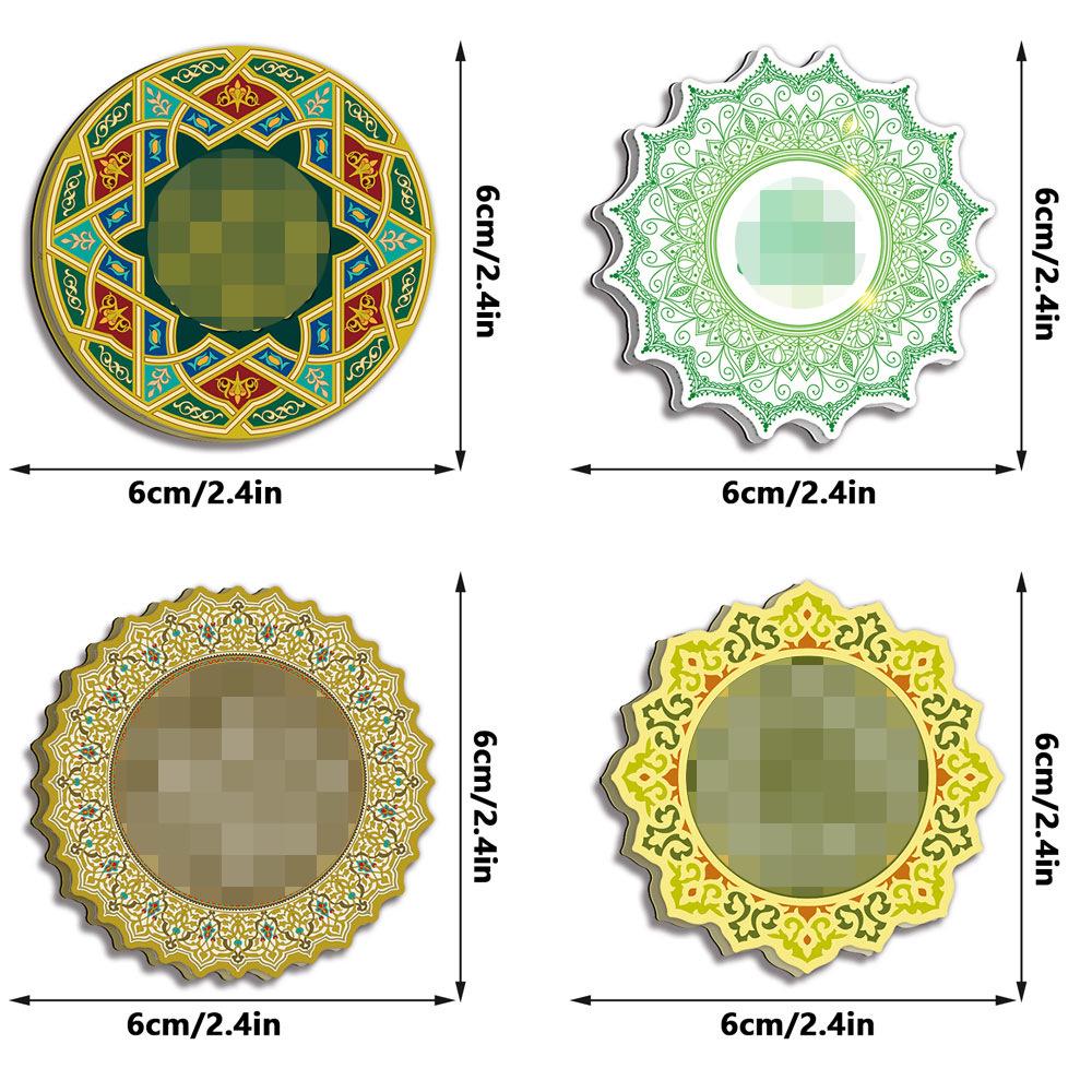 Middle Eastern Ethnic Style Acrylic Fridge Magnet Festival Home Decoration Sticker