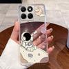 Jelly Casing For Motorola Edge 70 Fusion Funda Capa Clear Silicone Soft TPU Back Cover Cute Cat Rabbit Heart Protective Case