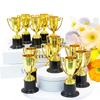 Plastic Material Gold Plated Trophies Small Size Mini Trophy Prize Plastic Trophy Set  For Kids