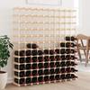 VidaXL Wine Rack for 120 Bottles 112.5x23x123.5 Cm Solid Pine 353754