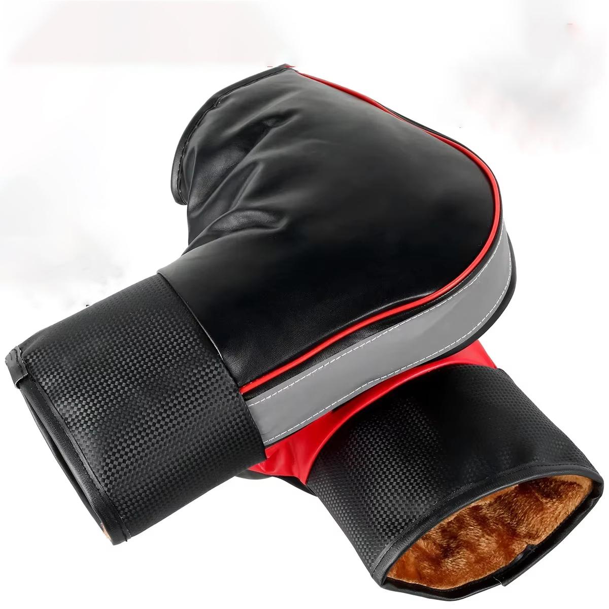 

Electric Tricycle Winter Warmer Gloves Handlebar Muffs Protective Motorcycle Scooter Thick Warm Grip Handle Bar Muff Rainproof чорний