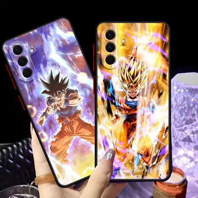 Back Phone Cover Case for Samsung Galaxy A52 A56 A73 A22 A25 A26 A24 A54 A53 A35 A36 A34 A21s Dragon Ball Saiyan Goku