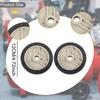 2 Air Compressor Wheels for Replacement and Transportation Needs
