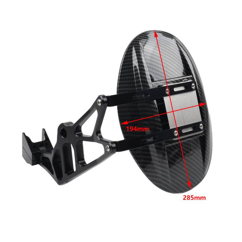 Garde-boue arrière en fibre de carbone pour moto avec support Pour KAWASAKI Z1000 Z1000SX 2014 2015 2016 2017 2018 2019 2020