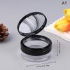Powder Box Cosmetic Container Travel Empty Refillable Cosmetic Jar Pot Loose Face Powder Sifter Case With Mirror