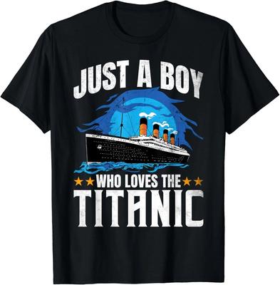 Ragazzi che amano le magliette RMS Titanic Regalo T-shirt unisex