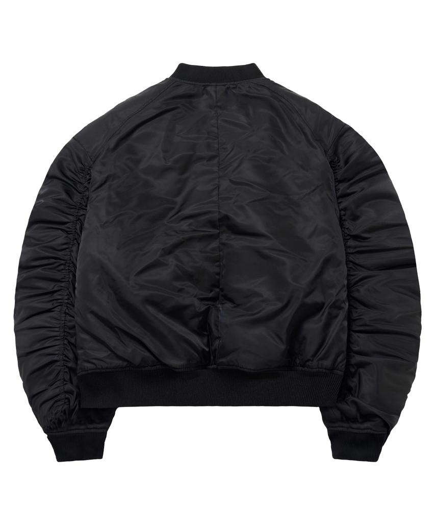 Idws Plane Shirring Ma-1 Black