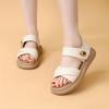 Bag heel sandals 2025 new models new casual trend fashion versatile two wear slippers flat bottom soft bottom with skirt