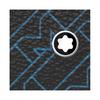 Montblanc MGram 4810 Series Vintage Pattern PVC Canvas And Leather Card Holder Men Card Holder Black Blue 127904