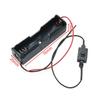 18650 Lithium Battery Holder with Lid and DC Plug - Supports 1 To 4 Cells In Series/Parallel (3.7/7.4V)