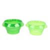 10Pcs Slug Collars PP Green Transparent Slug Snail Protective Collar Garden Cloches for Household