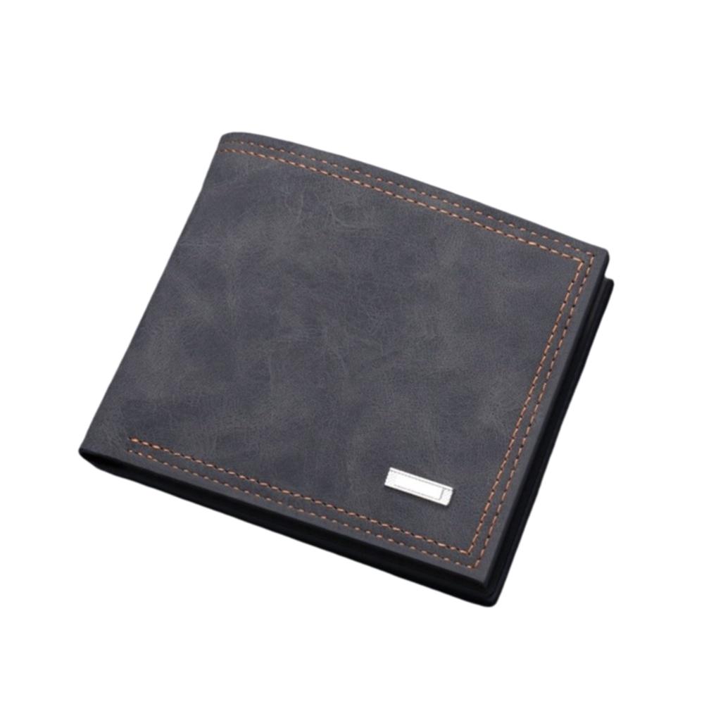 PU Leather Short Card Bag Multi-functional Credit Card Holder Portable Business Wallet  Daily Use