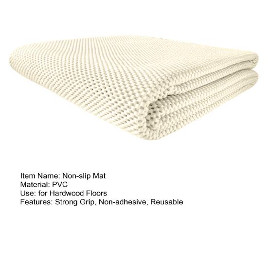 Non-slip Floor Mat Hollow Mesh Extra Thick Rug Gripper Strong Grip Non-adhesive