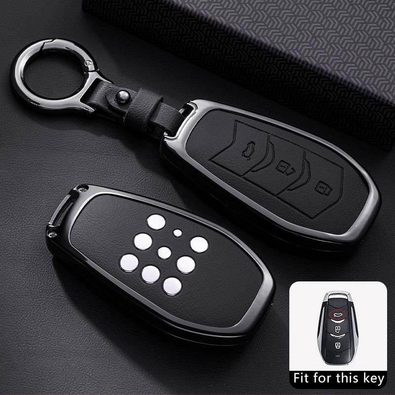 Car Key Case for Dongfeng Landian Seres 3 5 E5 DFSK Evolute I-space i-Pro Keychain Remote Cover Bag Shell Fob Accessories