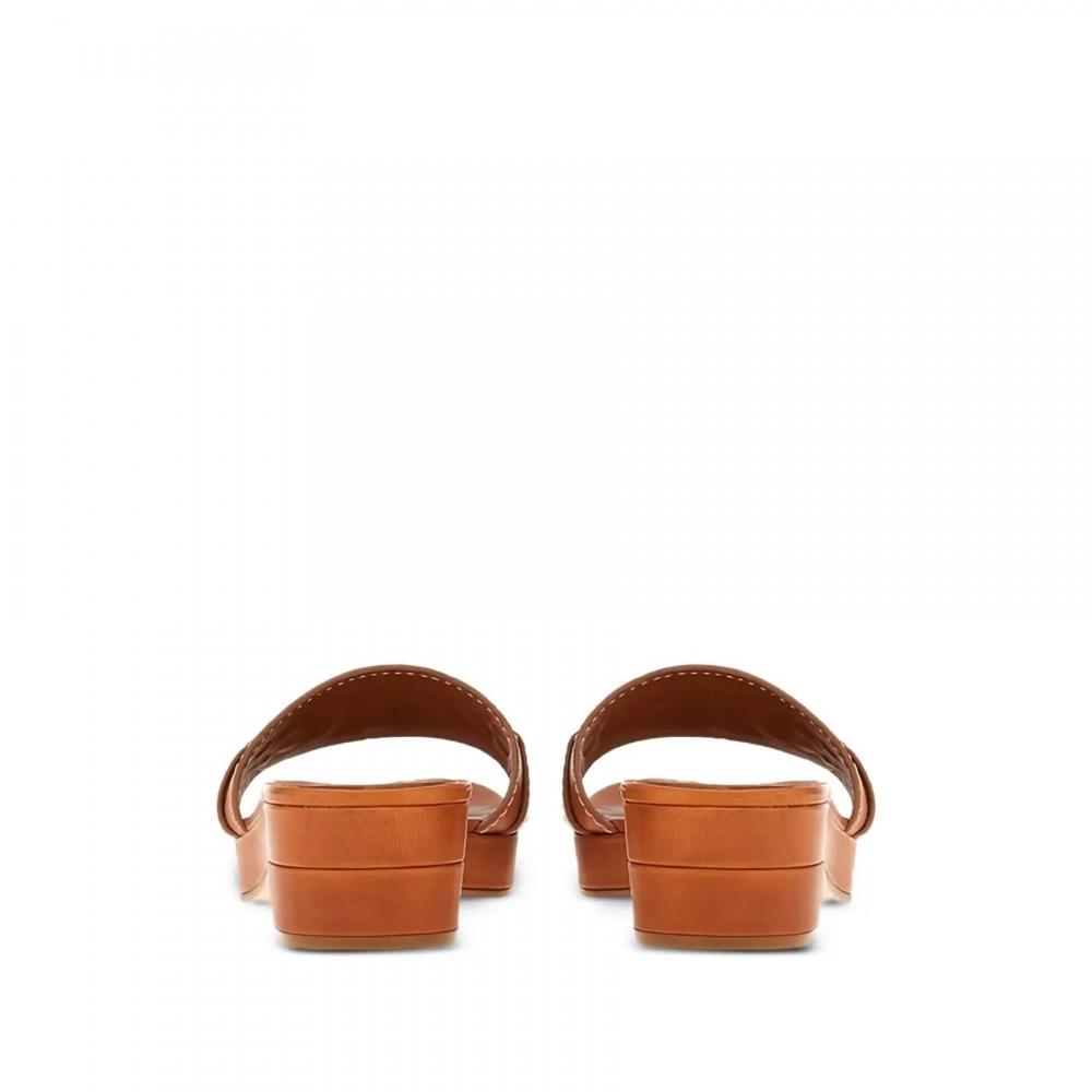 Salvatore Ferragamo Ferragamo Clog Brown