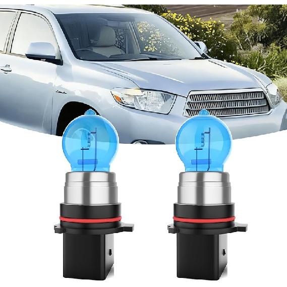 Headlights Fit For Toyota Highlander 2014-2019 Halogen Headlight Bulbs,9005/HB3/H10 High Beam+ H11/H8/H9 Low Beam+ h11 Fog Light Combo,Plug And