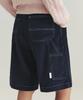 Leuba Corduroy Carpenter Half Pants - Navy