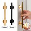 Aluminium Zinc Zinc Alloy Self-Adhesive Door Handle No-Drilling Barn Door Handle  Furniture