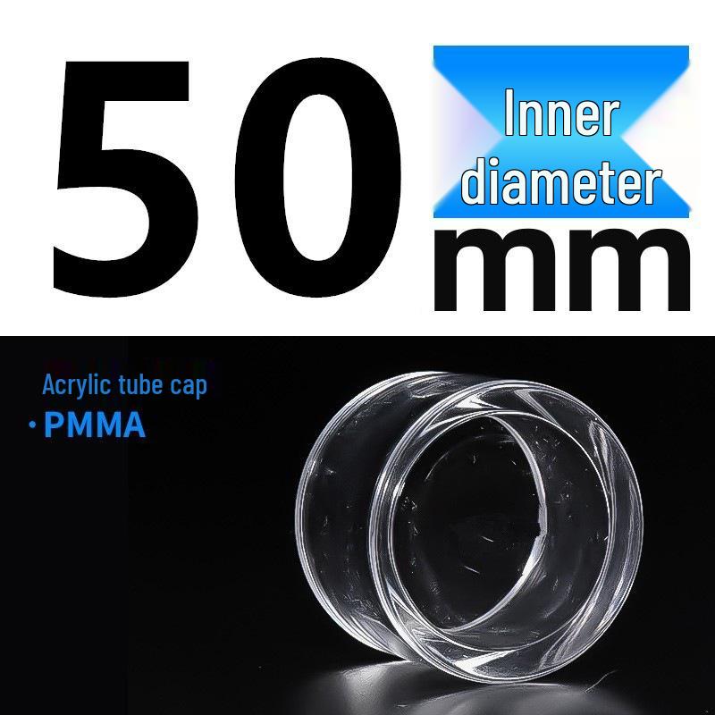 Longxiang Aquarium Acrylic Transparent Rain Tube Outlet (3/4/6 inch, 20mm)