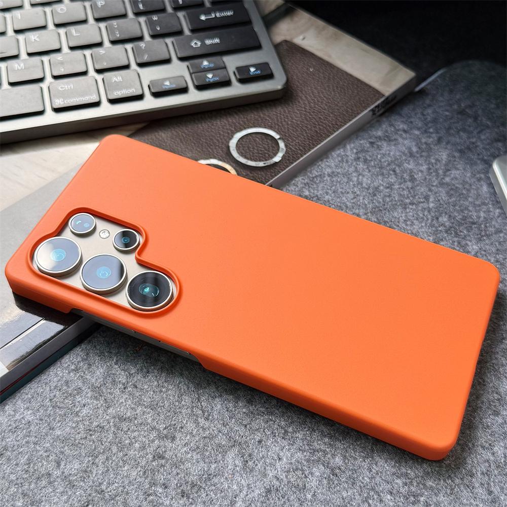 Ultra Slim Matte PC Frameless Case for Samsung Galaxy S26 S25 Ultra S24 S23 Plus S22 FE A55 A56 A37 A16 Borderless Hard Cover