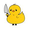 Abstract Animals Enamel Pins Funny Angry With Knife Bear Duck Bird Brooches Lapel Badges For Jeans Jewelry Gifts For Friends