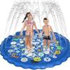 Dolphin 100CM Water Play Mat: Summer Outdoor Sprinkler Pad
