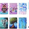 Suitable for iPad 10.9 Tablet Leather Case Pro 11 Inch 2026 Cartoon Painting Printing Card Holder Shell