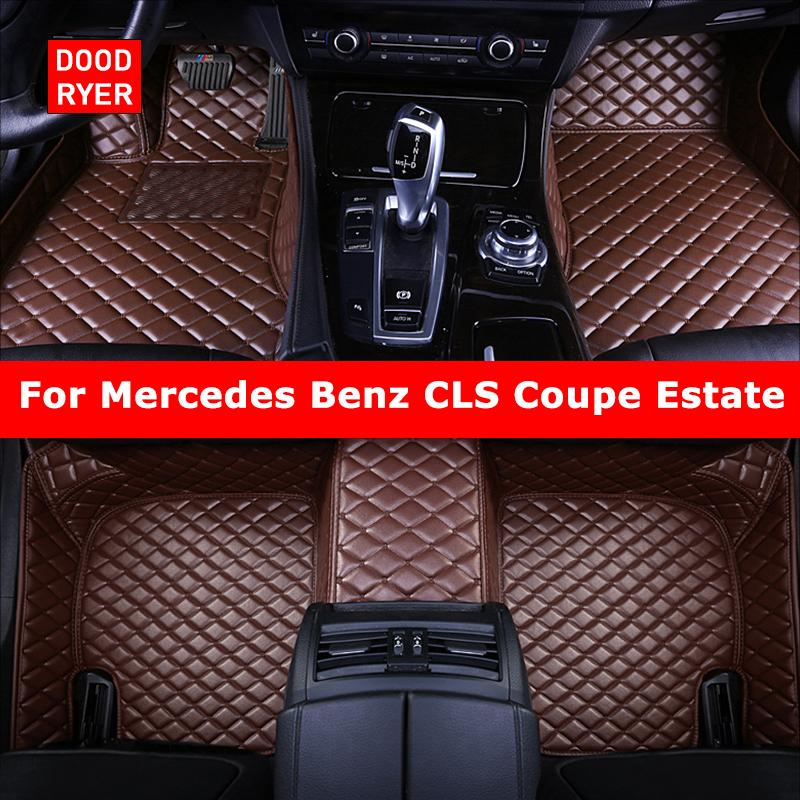 DOODRYER Custom Car Floor Mats For Mercedes Benz CLS Coupe C218 C219 C257 Shooting Brake X218 Auto Carpets Accessorie