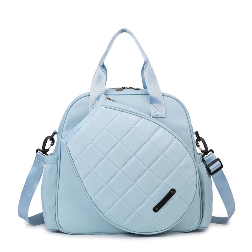 Большая вместительная сумка для тенниса Водонепроницаемая сумка для хранения ракеток Сумка для бадминтона Наружные виды спорта синий