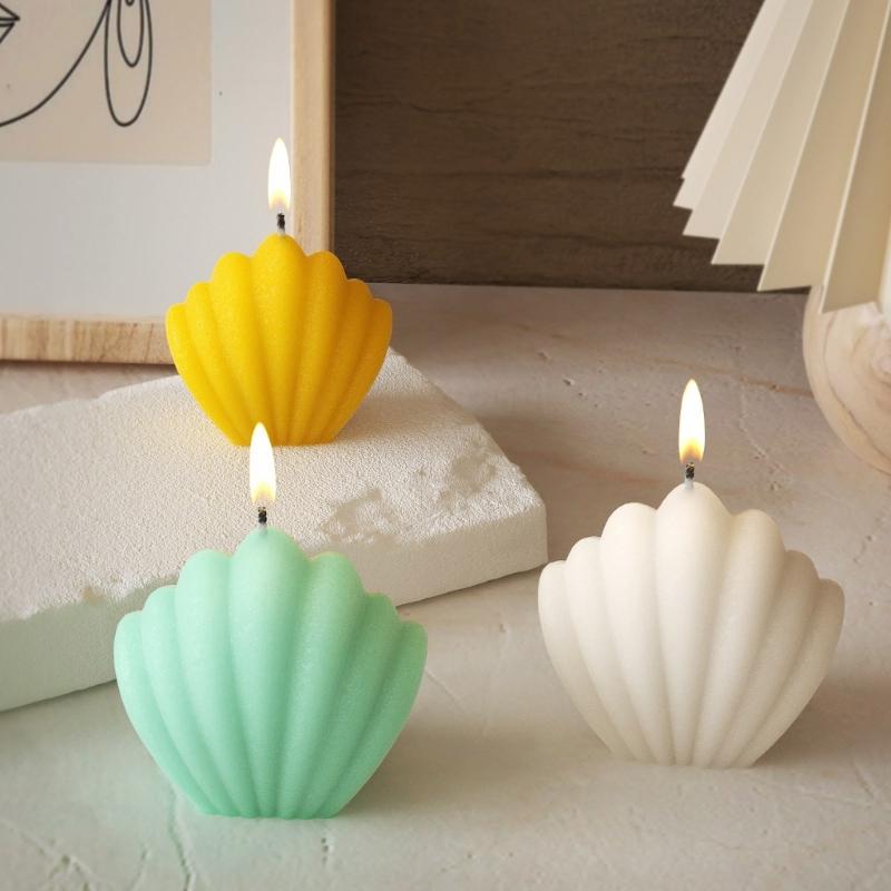 Practical Shell Ornament Silicone Mold For Crafting Realistic 3D Scented Plaster And Candle Reusable And User Friendly
