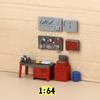 1/64 Scale Tool Bench/Pegboard Model Garage Scene Display Prop Accessories Collection Gifts