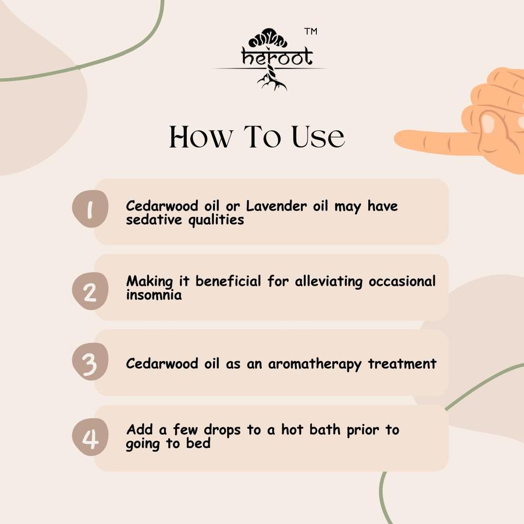 Bettersleep - Huile essentielle de cèdre et de lavande pour un sommeil réparateur Aromathérapie