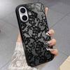 Für iPhone 17 16 15 14 13 12 11 Pro Max Hülle Exquisites Spitzenmuster Silikonhülle Für iPhone Air 16E 16 Plus XS X XR Weiche Hülle