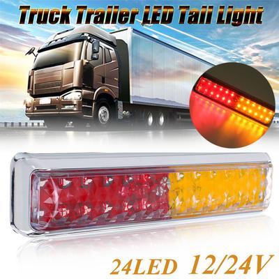 2 x 12v Led Red Side Bezel Marker Position Light Indicator Turn Signal Lamp Truck Trailer Lorry Caravan Transporter SUV Bus Car Van
