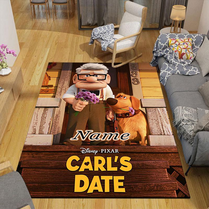 Custom 1Pc Carl'S Date Adventure Rug Office Carpet Indoor Outdoor Entrance Doormat Nonslip Soft And Comfortable Living Room D916336