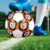 1PC As Águias Logo Size 5 Soccer Ball PrahaIndoor Soccer Ball Colorful All Ages Machine Stitched PVC Competition Ready Durable High-Bounce