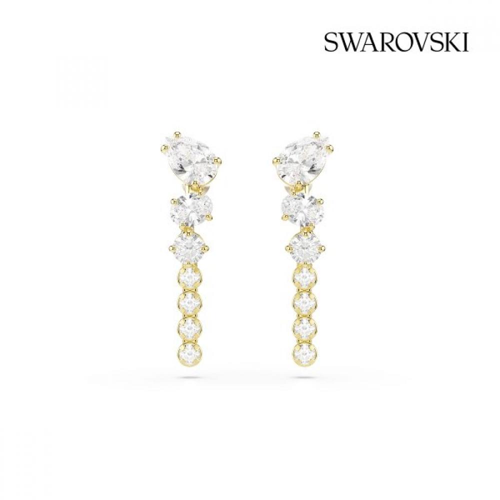 Swarovski Gold Tone Drop Earrings 5747936