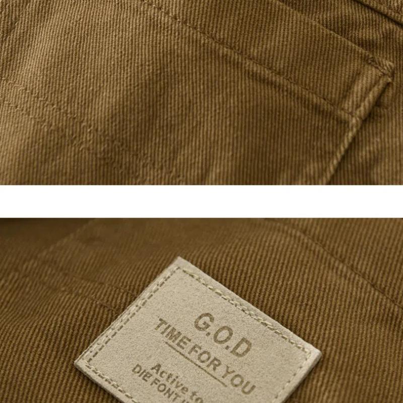Reine Baumwolle Cargo Jacken für Männer Frühling Herbst Denim Männer Jacken Frühling Herbst Casual Einreiher Jean Mantel Jugend Streetwear